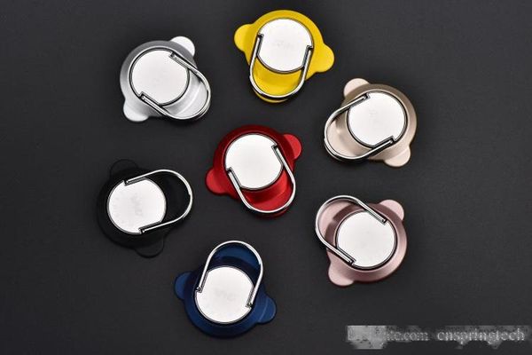 

universal phone holder 360 degree ring cell phone alloy metal ring with retail box for iphone card holders mounts ing