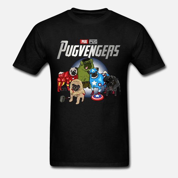 

pugvengers t-shirt funny mens tee shirt short sleeve s-5xl