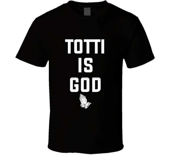 

totti is god roma soccer legend serie a sport t-shirt funny tee shirt