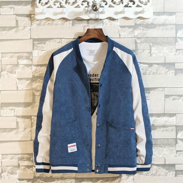 

Septhydrogen Autumn New Men Jacket Coat Man Hip Hop Streetwear Men Patchwork baseball Jacket Coat Light core jacket Men Clothes