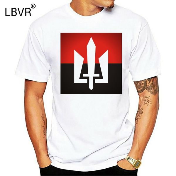 

pravy sektor emblem mens t shirt right ukraine ukrainian political nationalist 100% cotton geek family tee