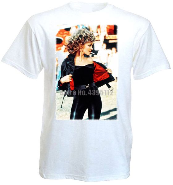 

olivia newton-john v1 t-shirt white poster all sizes s...5xl