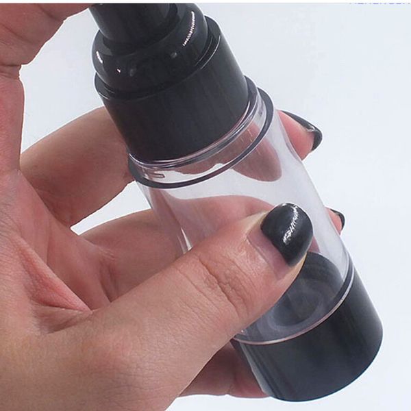 

1pc plastic portable airless bottle cosmetic treatment pump travel empty container perfume bottle