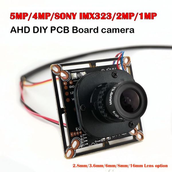 

hd 5mp 4mp 2mp ahd camera module diy pcb board sony imx323 720p 1080p ahd mini camera with ircut for cctv security system