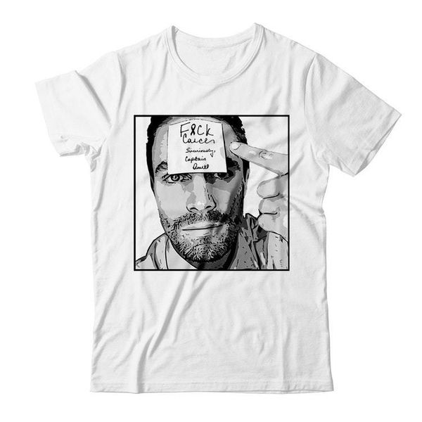 

stephen amell f cancer tees t-shirt clothing discout new short sleeve plus size t-shirt