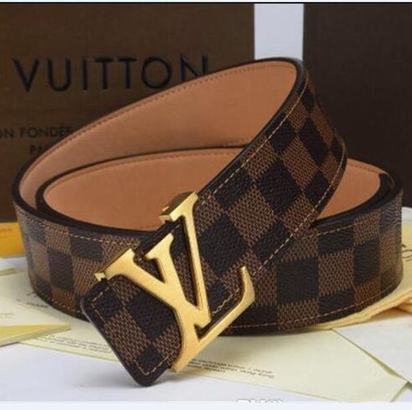 

2020 men belt designer women belts luxury belts men big buckle belt fashion mens leather belts 12 lv louis vuitton&#13, Black;brown