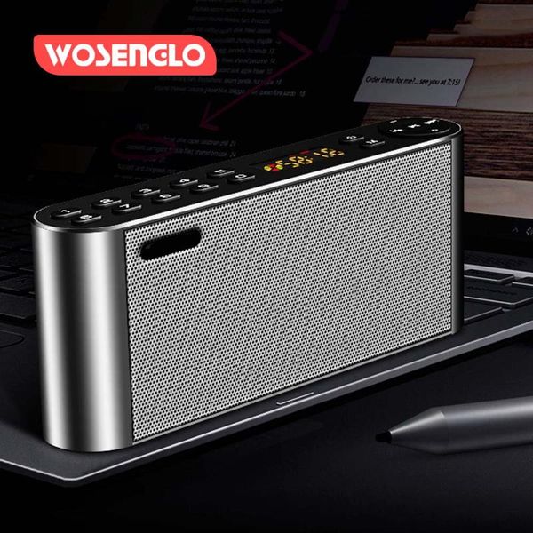 

bluetooth speaker led display portable wireless handsspeaker with mic pocket audio subwoofer hifi