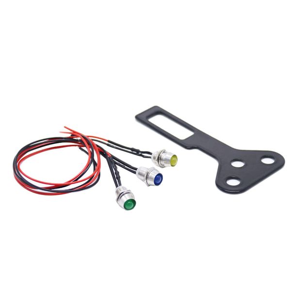 

6mm dc12v led metal indicator light with bracket waterproof warning signal lamp yellow blue green pilot seal bulb