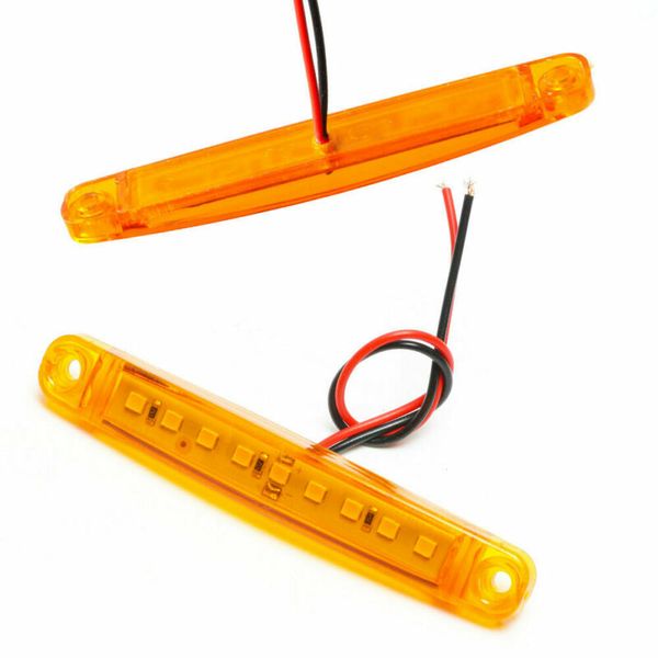 

amber боковой габаритный свет 9-led sealed зазор side marker light 12v 10шт