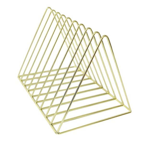 

1шт металл desktop офис triangle творческий организатор книжная полка главная книга для sqcxyz home003