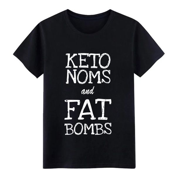 

men's fat bombs for keto diet t shirt personalized 100% cotton s-3xl clothing graphic funny casual spring autumn novelty shirt