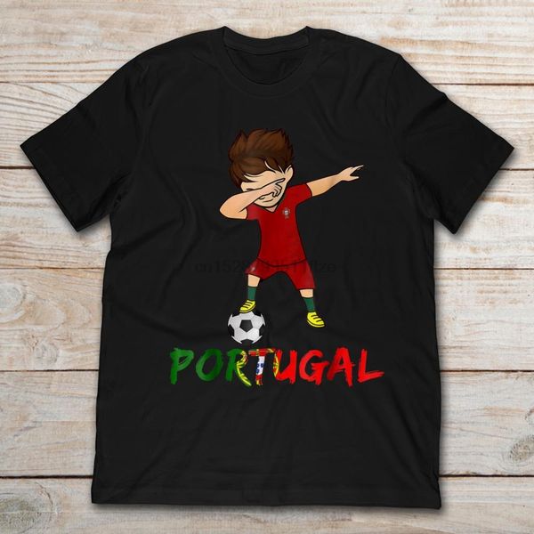 

dabbing soccer boy portugal jersey t-shirt