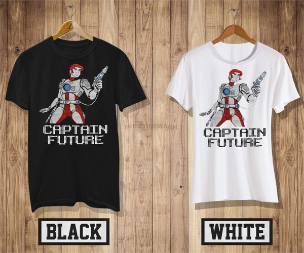 

new captain future t-shirt black and white cool colour tee shirt