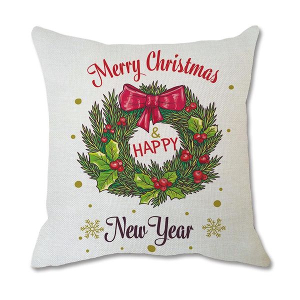 

de fundas christmas decorations home for cover case pillow print almohada cotton home decor pillow throw linen pattern cojines yxldth