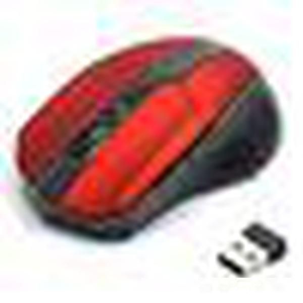 

2.4g usb red optical wireless mouse 5 buttons for computer lapgaming mice
