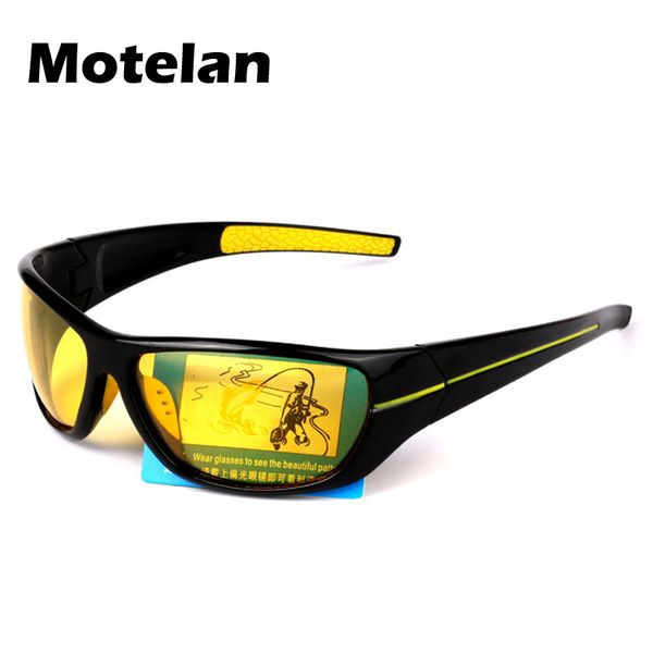 

2020 новый ночного видения солнцезащитные очки мужчины марка модельер поляризованные night driving enhanced свет в дождливый день ясно туман, White;black