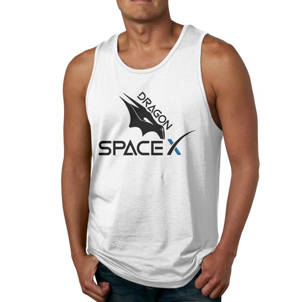 

vintage style spacex dragon crew сд2 cotton tank top graphic crewneck top tank