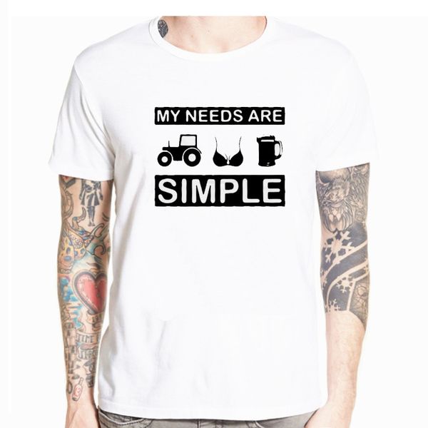 

brand clothes printing beer t shirts tractor heartbeat pulse farm farmer farming t-shirt men tees casual streetwear