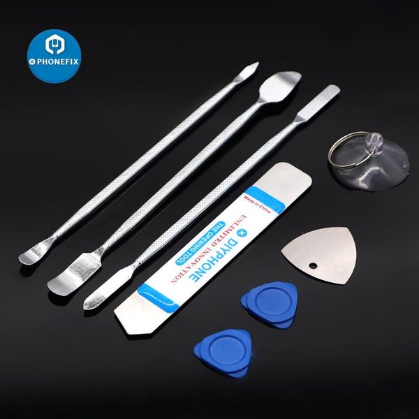 

professional hand tool sets 3/8pcs universal mobile phone repair opening metal spudger kits cellphone disassemble crowbar steel pry disassem