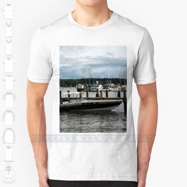 

esct - stormy day at the harbor custom design print for men women cotton new cool tee t shirt big size 6xl
