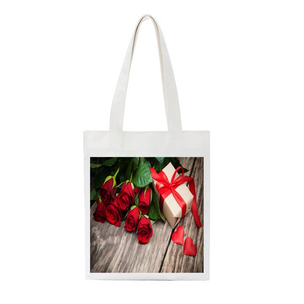 

pure color make linen grocery foldable bag shopping storage reusable eco tote bag handbag casual shopping