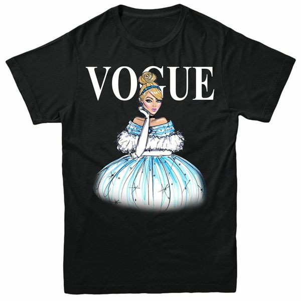 

princess cinderella vogue t-shirt spoof kids tee cool gift personality tee shirt