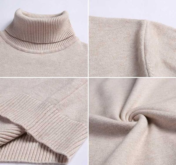 

browon brand-sweater 2020 slim thickened men s base coat turtleneck sweater men sweater knitwear long sleeve003, White;black