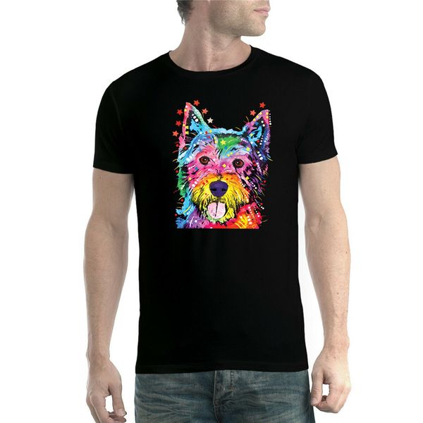 

westie terrier men t-shirt xs-3xl wholesale tee shirt
