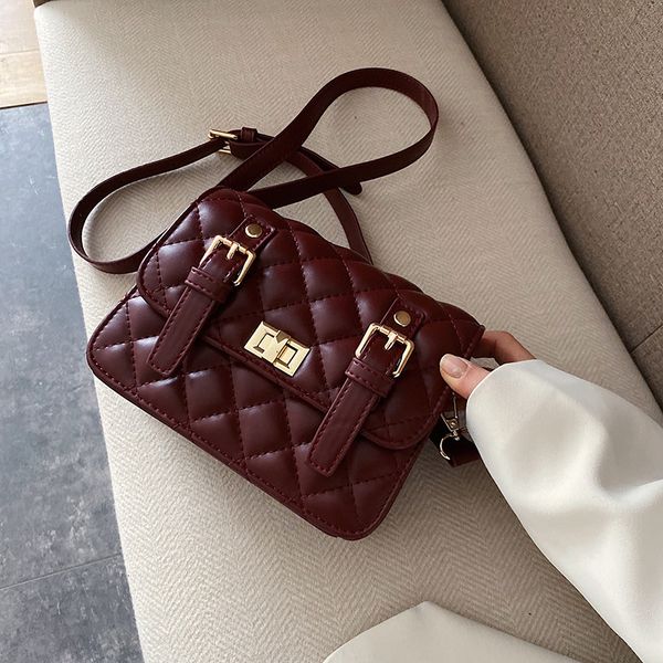 

women handbag 2020 new designer fashion plaid crossbody messenger bag vintage simple small square bag