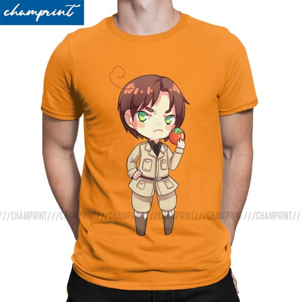 

мужская футболка romano ловино hetalia смешной tee shirt костюмы супергерой аниме aph мир футболки круглым воротом tops оригинал