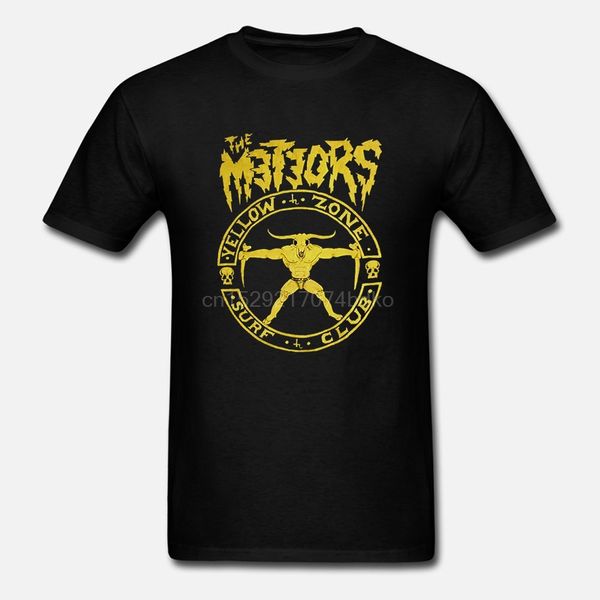 

rare-the-метеоры-желто-surf-клуб-t-shirt-psychobilly
