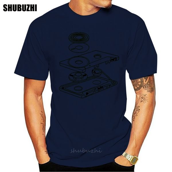 

men t-shirt men clothing plus size tape t shirt cassette hip hop records vinyl old school tee shirt