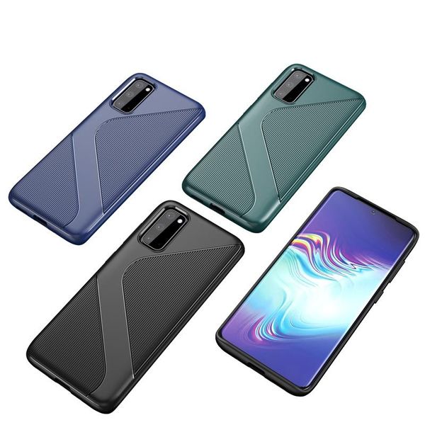 

anti-scratch soft rubber luxury non-slip silicone phone case for samsung s20 ultra ultra-thin protection cover shell