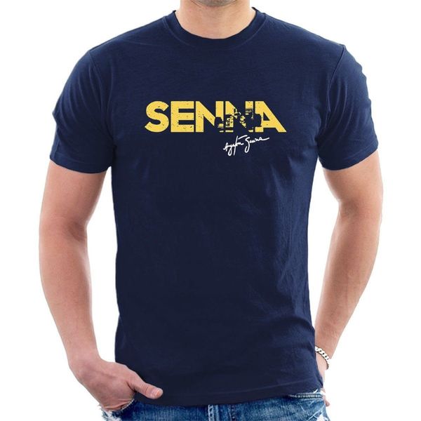 

2019 new summer ayrton senna championship tribute t-shirt cool men tee shirt cotton tee shirt