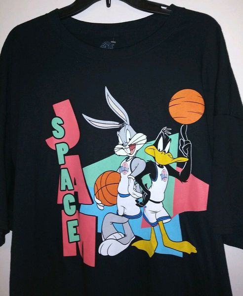 

3xl officially licensed space jam bugs bunny daffy duck looney tunes rare shirt