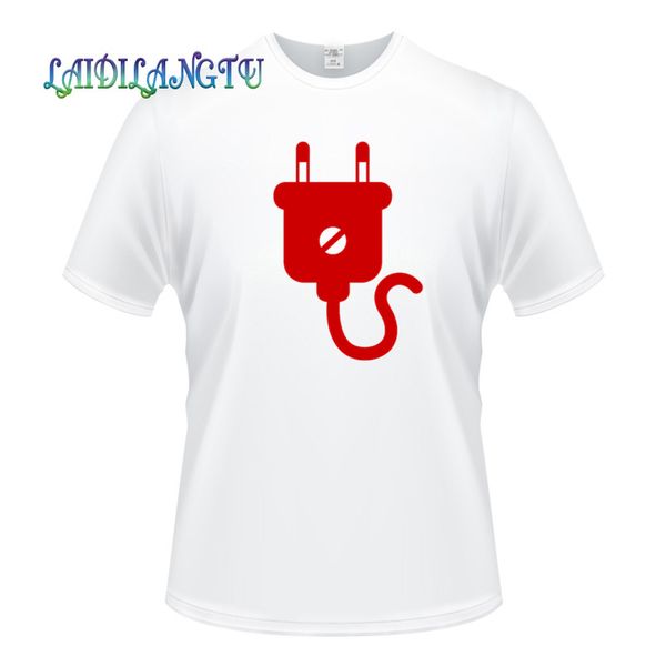 

mens t shirts fashion 2019 electrical plug hip hop t shirt men t-shirt summer tees tshirts funny t shirts