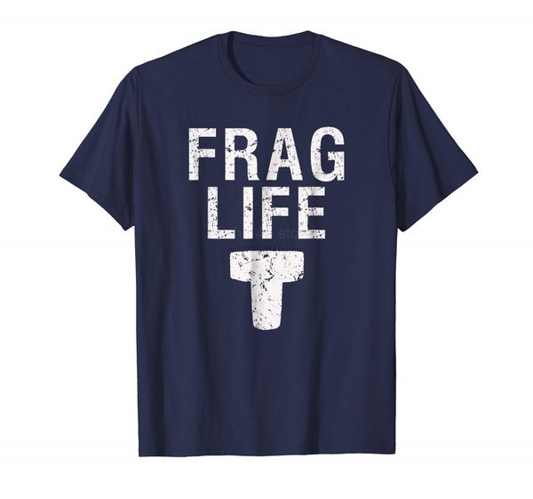 

frag life. funny coral reef aquarium aquarist t shirt summer mens t shirt