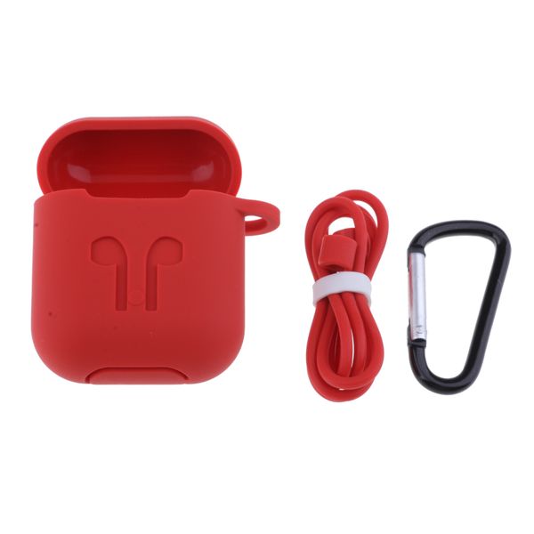 

3в1 для airpods наушники силиконовый защитный рукав крючок веревка