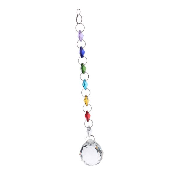 

hanging crystal suncatcher round shaped bead pendant window door car decor 14 styles available