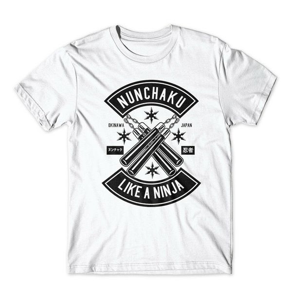 

nunchaku t-shirt 100% cotton premium tee new style tee shirt