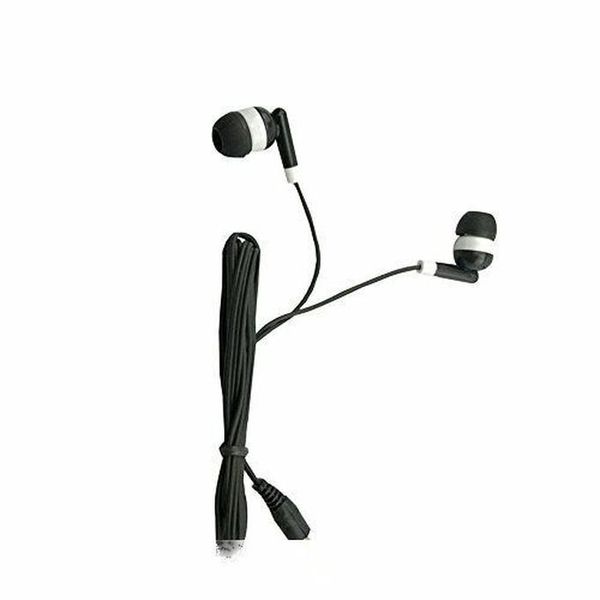 

wholesale lot of 1,00 disposable black 3.5mm earbuds earphones cell phones/ for school classroom students