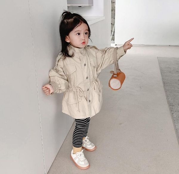 

2020 new wholesale girls coat autumn cotton full sleeve girls jacket 1-6t yq297, Blue;gray