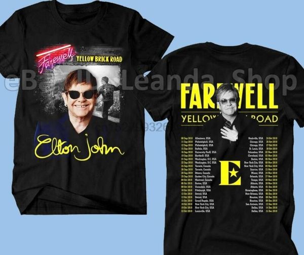 

elton john t-shirt yellow brick road farewell tour 2018 limited t-shirt
