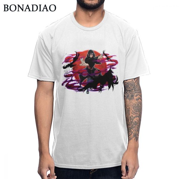 

naruto akatsuki uchiha itachi amaterasu genjutsu t shirt hip hop style tee shirt o-neck plus size japanese anime tee shirt