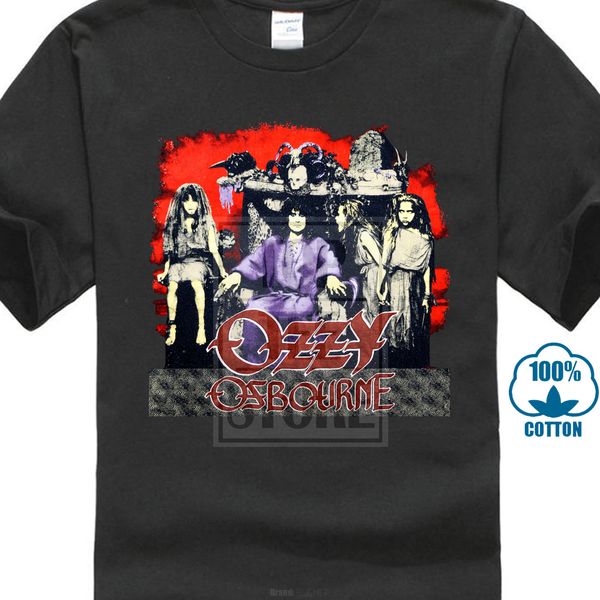 

novelty t shirts men's ozzy osbourne vintage short printing o neck shirt 014651