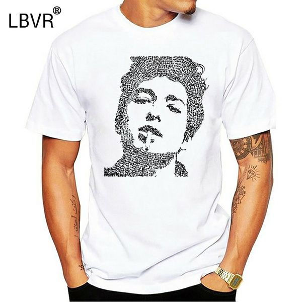 

bob dylan printed t shirt o-neck casual short-sleeved t-shirts hip hop mens tee shirt
