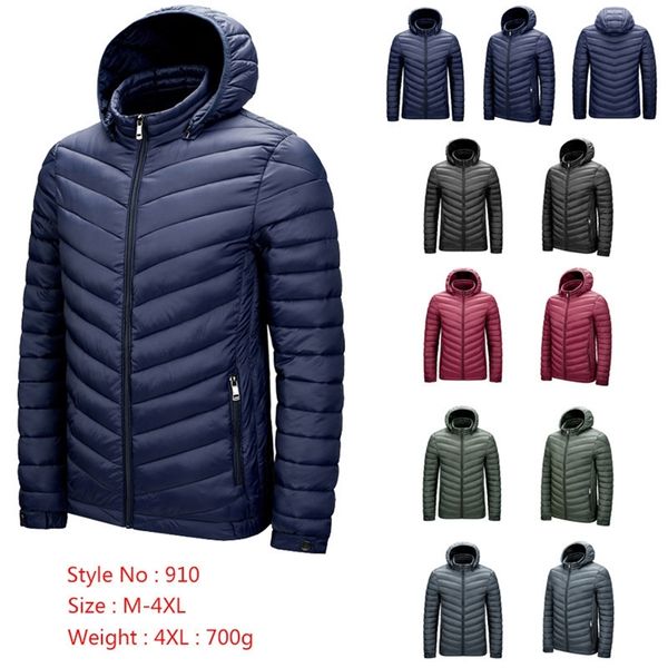 

men's winter warm outdoor down jacket fashion rbg26pgx, Black