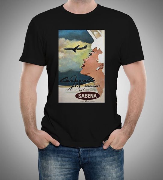 

sabena airlines 1961 ca int airlines posters t-shirt s to 5xl