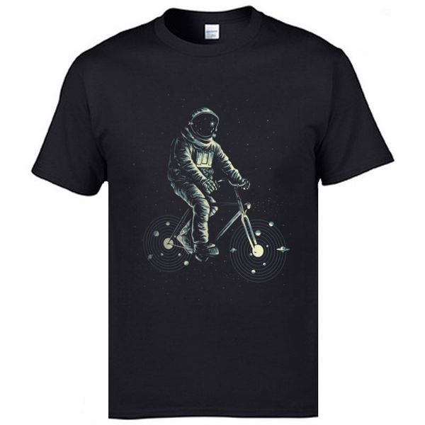 

galaxy solar spaceman biker cycle tshirts cccp moon star astronomy sun galactics bicycle astronaut explore men t shirt
