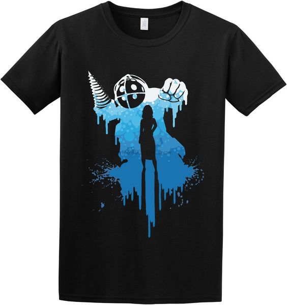 

big daddy bioshock rapture элизабет видеоигра вдохновленный футболка s-2xl (1